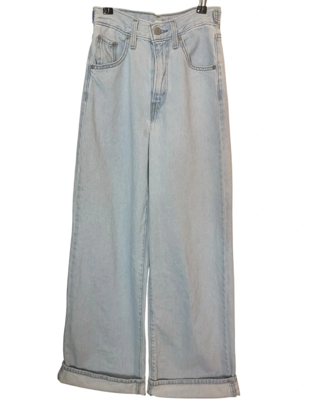 Levi’s Cinch Baggy Jeans W23 L31 Light Wash High Rise Wide Leg